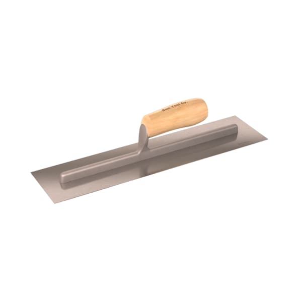 Bon 82-292 Concrete Trowel, Steel 16" X 4" Wood Handle